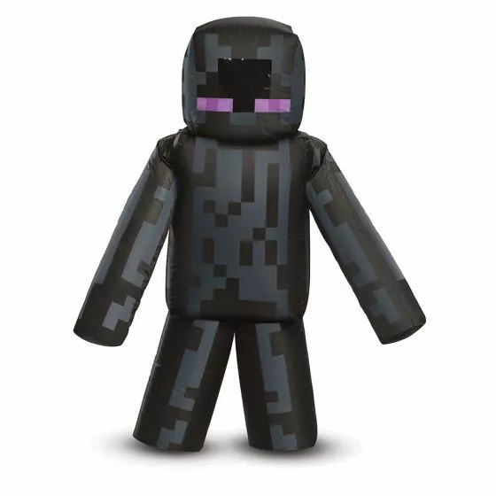 Disfraz De Enderman Hinchable De Minecraft Niños 3 Disfraz De Enderman Hinchable De Minecraft Niños