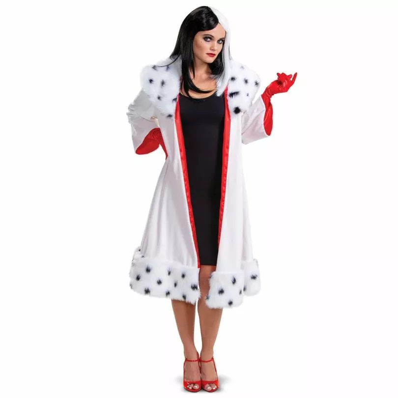 Cruella De Vil Disfraz Mujer Clásico 3 Cruella De Vil Disfraz Mujer Clásico