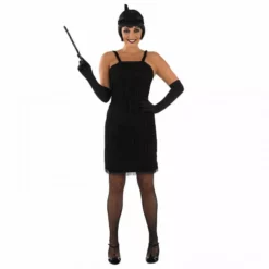 Disfraz Años 20 Mujer Charleston Negro