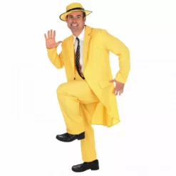 Disfraz Traje Amarillo De Los 90 Para Hombres