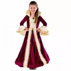 Disfraz Princesa Medieval Niña De La Dinastia Tudor