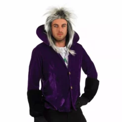 Disfraz Años 80 Mago Y Rey De Los Gnomos Para Hombre -Moda Halloween 5 0 5055305468494.pt01