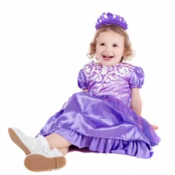 Disfraz De Princesa Morado Para Niñas -Moda Halloween 5 0 5055305479193.pt01
