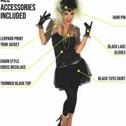 Disfraz Diva Del Pop Mujer -Moda Halloween 61wgr zi2dl. ac ux679