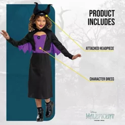 Kids Disney Maleficent Classic Costume -Moda Halloween 71ppewzzvjl. ac ux679