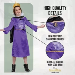 Kids Snow White Evil Queen Classic Costume -Moda Halloween 71qnzttbawl. ac ux679