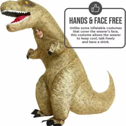 Disfraz Dinosaurio Hinchable Niño T - Rex Gigante -Moda Halloween 71rsqwuph3l. ac ux679