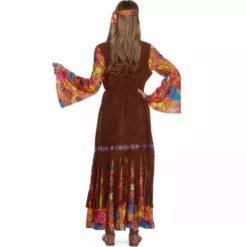 Disfraz Hippie Mujer -Moda Halloween 7pzu02 g