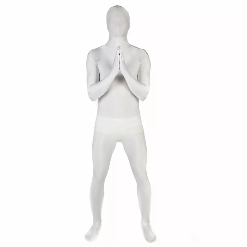 Disfraz De Morphsuit Blanco 3 Disfraz De Morphsuit Blanco