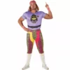 Disfraz De Lucha Libre Macho Man Randy Savage WWE Adulto Púrpura