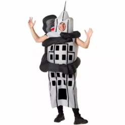 Disfraz De King Kong Y Rascacielos Hinchable