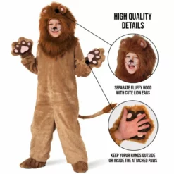 Kids Lion Deluxe Costume 11 Kids Lion Deluxe Costume -Moda Halloween 887513098836.pt01
