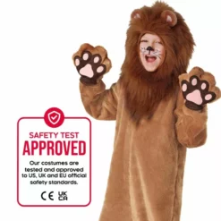 Kids Lion Deluxe Costume 13 Kids Lion Deluxe Costume -Moda Halloween 887513098836.pt03