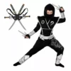 Kids Silver Dragon Ninja Costume 2 Kids Silver Dragon Ninja Costume -Moda Halloween 887513099512.main