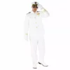 Mens White Officer Suit Costume -Moda Halloween 887513099550.main