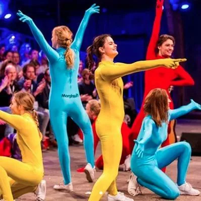 Disfraz De Morphsuit Amarillo 6 Disfraz De Morphsuit Amarillo - Imagen 4