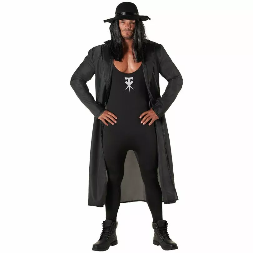 Disfraz De Lucha Libre The Undertaker WWE Adulto 5 Disfraz De Lucha Libre The Undertaker WWE Adulto - Imagen 3