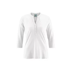 Hempage Blusa De Corte Bajo De Algodón Orgánico / Cáñamo