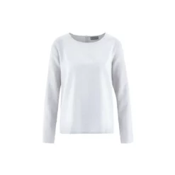 Hempage Blusa De Cuello Redondo