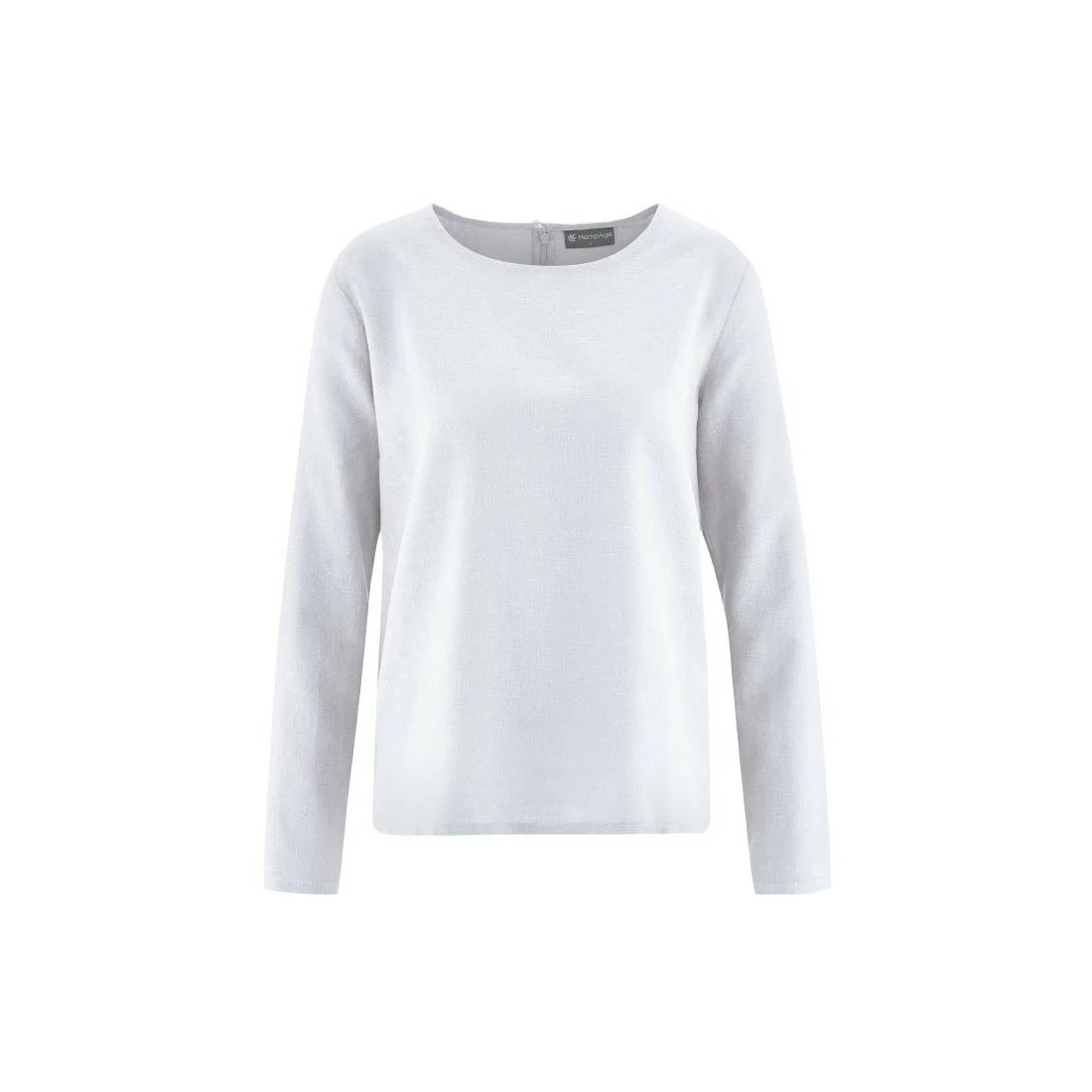 Hempage Blusa De Cuello Redondo 3 Hempage Blusa De Cuello Redondo