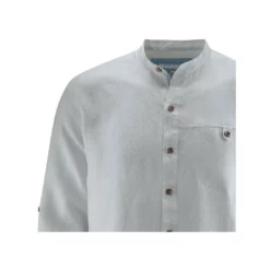 Hempage Camisa De Cuello Mandarín - Pure Hemp