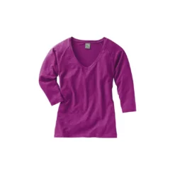 Hempage Camisa Tee Mangas Raglan 3/4