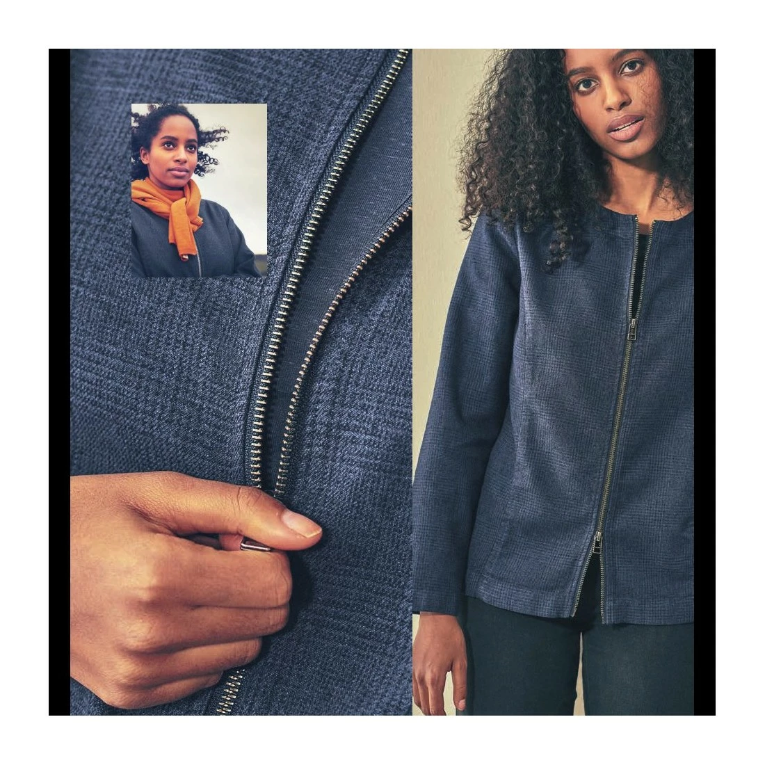 Hempage Chaqueta Cerrada De Dos Vías 4 Hempage Chaqueta Cerrada De Dos Vías - Imagen 2