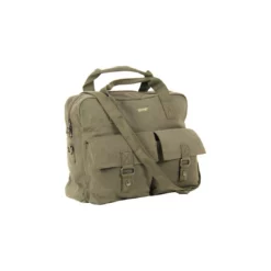 SATIVA Gran Lona Bolsa De Mensajero De Cáñamo Y Algodón Orgánico