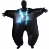 Disfraz De Morphsuit Gigante Negro Con Luz -Moda Halloween inflatable black megamorph suit