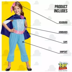 Disfraz Toy Story Niña Bo Peep Deluxe -Moda Halloween kids bo peep toy story costume 2