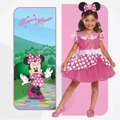 Disfraz Minnie Mouse Niña Rosa Deluxe -Moda Halloween kids deluxe minnie mouse costume pink