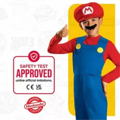 Super Mario Disfraz Niño 9 Super Mario Disfraz Niño -Moda Halloween kids mario classic 4