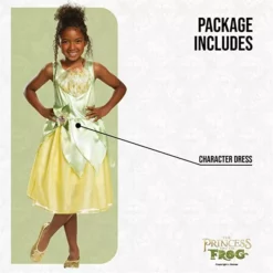 Disfraz Tiana Niña Deluxe -Moda Halloween kids princess tiana deluxe costume 2