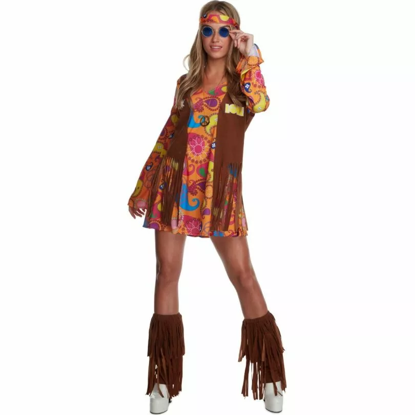 Disfraz Hippie Mujer 5 Disfraz Hippie Mujer - Imagen 3