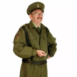 Disfraz Soldado Verde Británico Años 40 Hombre -Moda Halloween m1 2 4 2429 1
