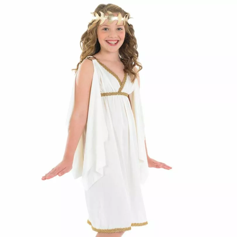 Disfraz Diosa Griega Niña Atenea 5 Disfraz Diosa Griega Niña Atenea - Imagen 3