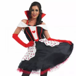 Disfraz Reina De Corazones Mujer -Moda Halloween m1 3 1 3100 1