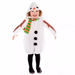 Disfraz Muñeco De Nieve Niñas Y Niños -Moda Halloween m1 4 5 4581 1