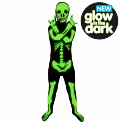 Disfraz Esqueleto Niño 10 Disfraz Esqueleto Niño -Moda Halloween m1 g l glow skeleton kids morphsuit 1 a us