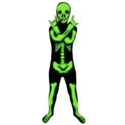 Disfraz Esqueleto Niño 9 Disfraz Esqueleto Niño -Moda Halloween m1 g l glow skeleton kids morphsuit 1 us