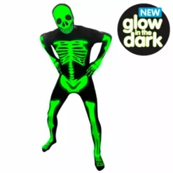 Disfraz Esqueleto Mujer -Moda Halloween m1 g l glow skeleton morphsuit 1 a us