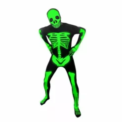 Disfraz Esqueleto Mujer -Moda Halloween m1 g l glow skeleton morphsuit 1 us