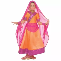 Disfraz Bollywood Niña -Moda Halloween m1 m c mckgb girls bollywood costume