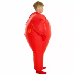 Disfraz De Morphsuit Gigante Rojo Para Niños -Moda Halloween m1 m c mckire 4