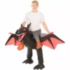 Disfraz Dragón Niño Montado En Negro Hinchable 2 Disfraz Dragón Niño Montado En Negro Hinchable -Moda Halloween m1 m c mckroibd 1