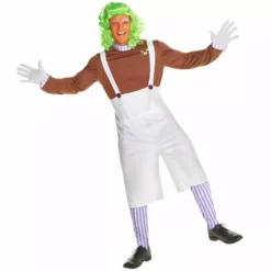 Disfraz Oompa Loompa Adulto -Moda Halloween m1 m c mcmcw 1