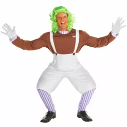 Disfraz Oompa Loompa Adulto -Moda Halloween m1 m c mcmcw 3