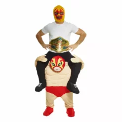 Disfraz Luchador Hombre A Caballito -Moda Halloween m1 m c mcpbwr 6
