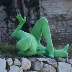 Disfraz De Morphsuit Verde -Moda Halloween m1 m s msgr circus performer