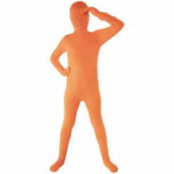 Kids Morphsuit Naranja 10 Kids Morphsuit Naranja -Moda Halloween m1 o r orange morphsuit dsc3812
